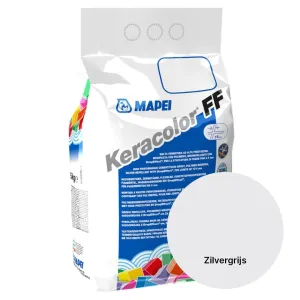 Mapei Keracolor FF voegmortel alu n. 111 zilvergrijs 5 kg/zk 4 zk/ds