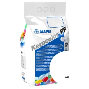 Mapei Keracolor FF voegmortel alu n. 100 wit 5 kg/zk 4 zk/ds