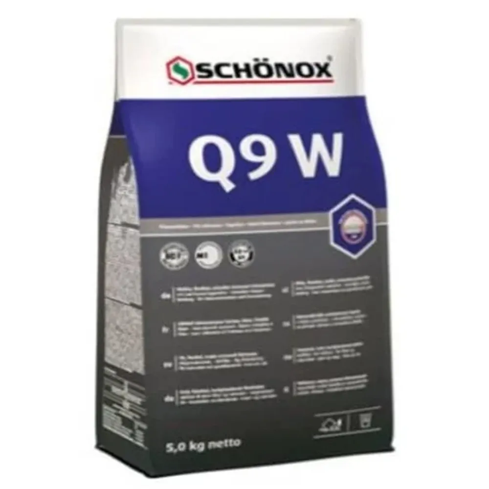 Schonox Q9 W wit universeel poederlijm zak 5 kg