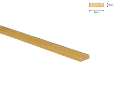 Vuren C 11x44 mm tengellat ruw