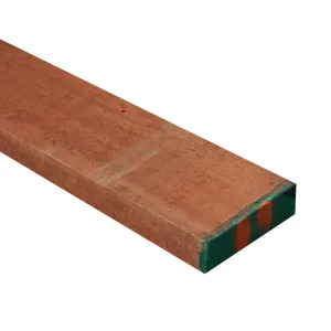 Meranti 26x255 mm plank ruw