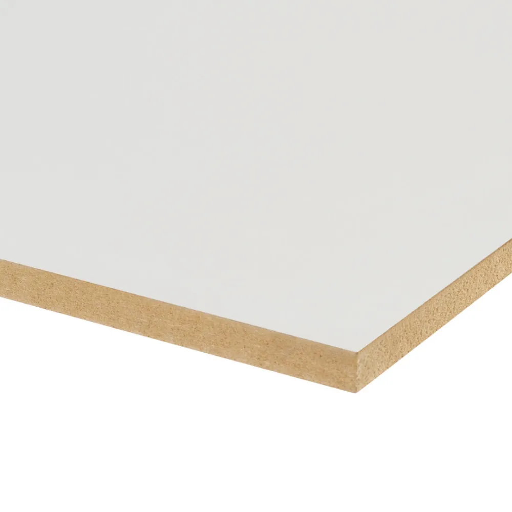 MDF plaat 2440x1220 mm wit gegrond