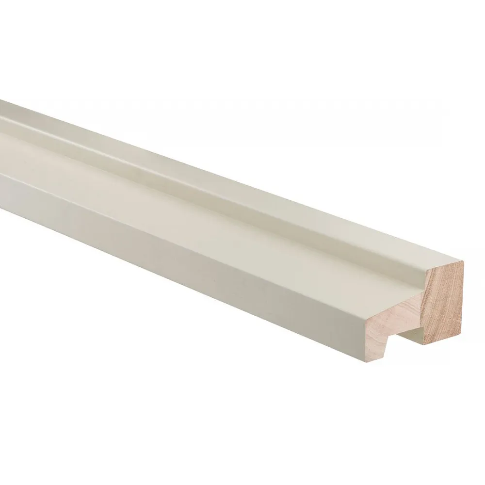 Kozijnhout C-profiel 66x110 mm L= 5900 mm hardhout gegrond