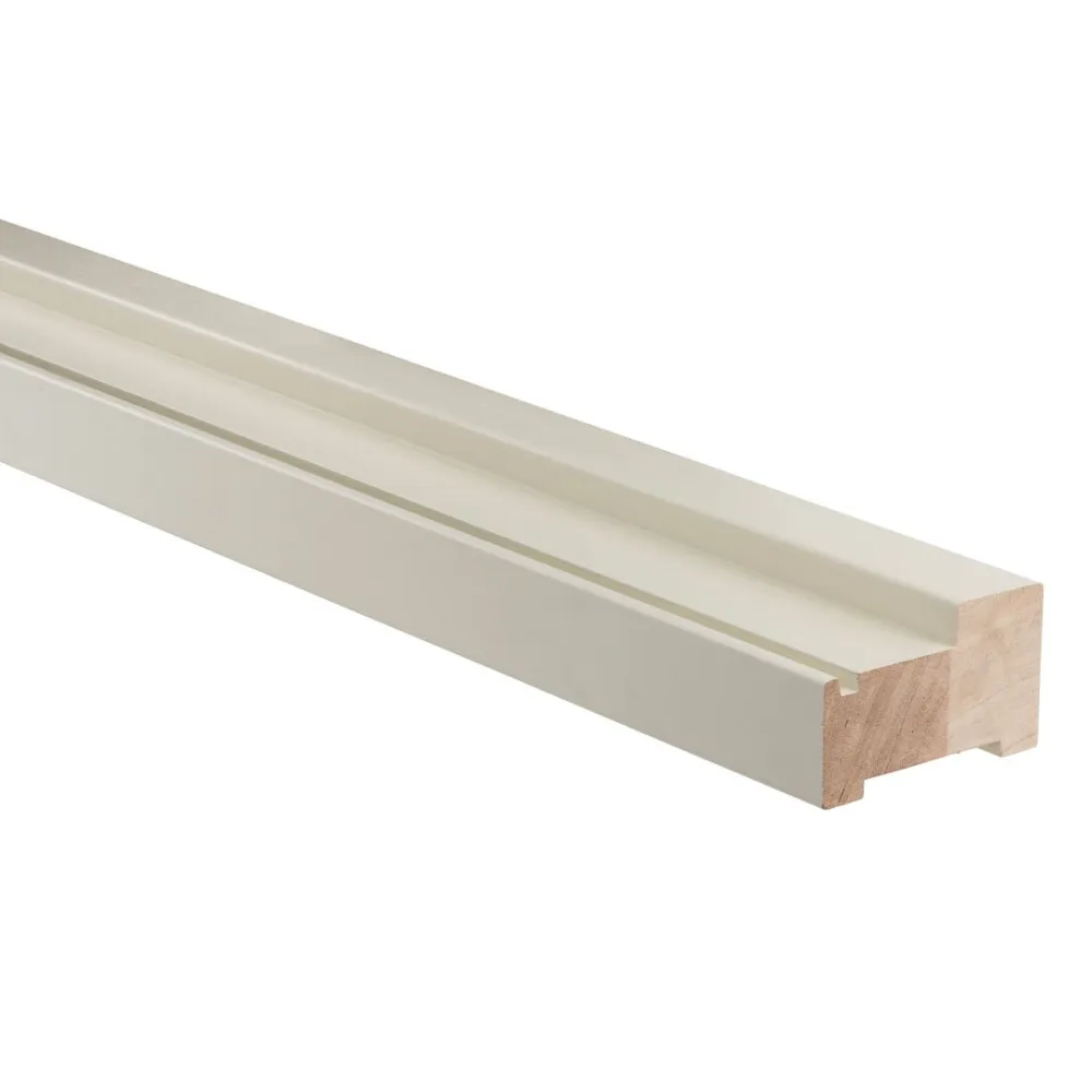 Kozijnhout A+-profiel 66x110 mm L= 5900 mm hardhout gegrond