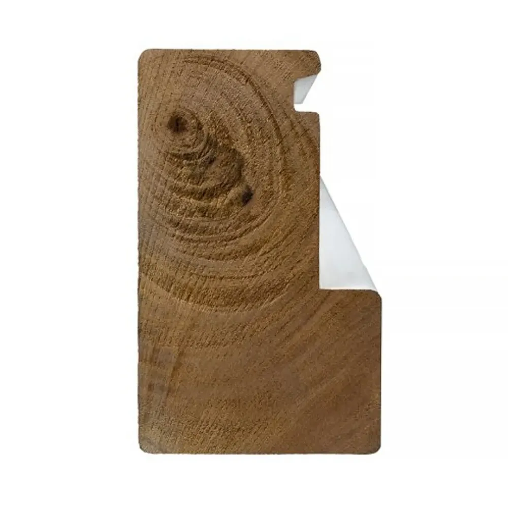 Kozijnhout A+-profiel 66x110 mm L= 5900 mm hardhout gegrond