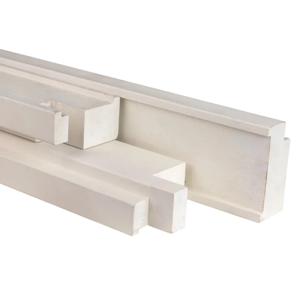 Hardhouten kozijn binnendeur 56x115 mm stomp wit gegrond