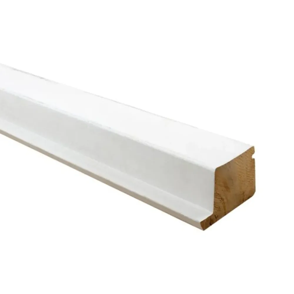 Raamhout 54x80 mm ROX L= 5900 mm hardhout wit gegrond